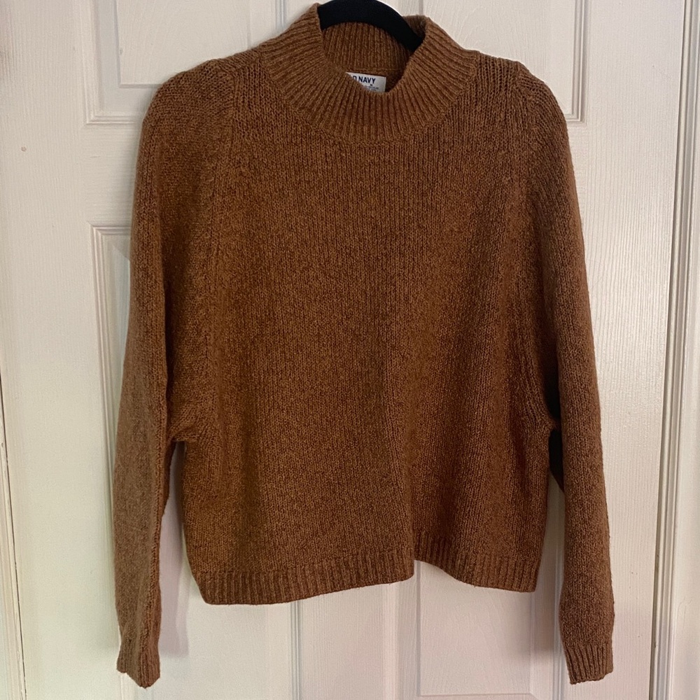 Old Navy Cropped Mock Turtleneck Sweater